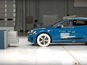 Audi E-Tron Earns Top Safety Pick+ Rating From IIHS